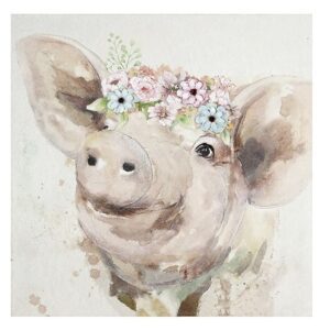 Gemälde Blütenschwein