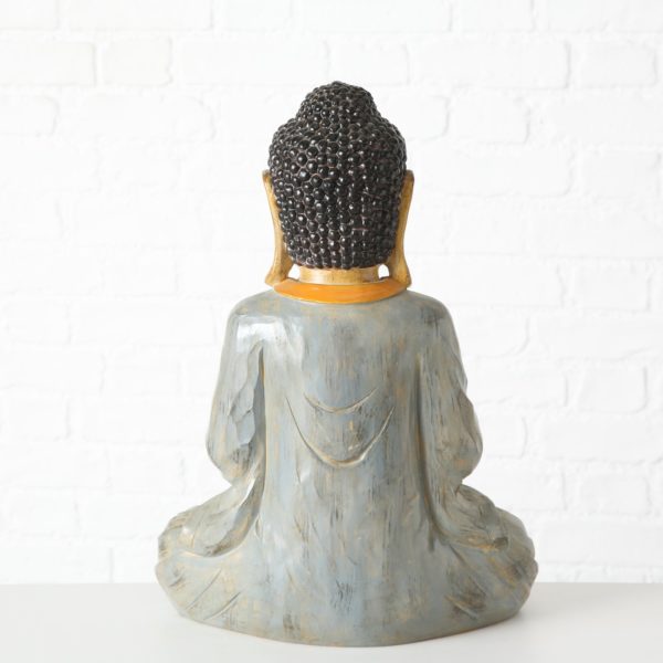 Dekofigur Buddha „Beluga“, outdoorgeeignet, 35x20x50cm, von Boltze 6