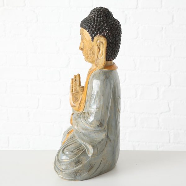 Dekofigur Buddha „Beluga“, outdoorgeeignet, 35x20x50cm, von Boltze 7