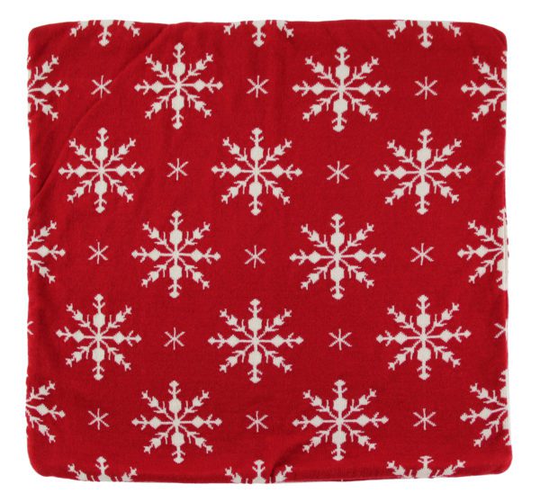 Kissenhüllen „Navidad", Schneeflocken, quadratisch 50x50cm, von Kaheku (verschiedene Farben) 3