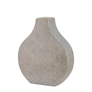 Vase „Minta", aus Porzellan, Handwerk, hellgrau / goldfarben, von Fink (unterschiedliche Größen) 7