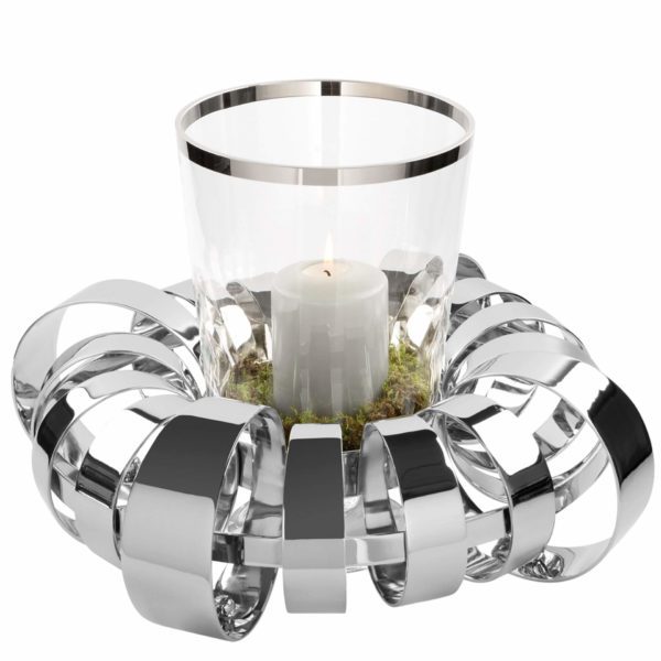 Dekokranz „Anello", Leuchter 4-flammig, von Fink, D40cm, Aluminium 3
