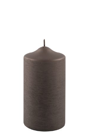 Candle, Stumpenkerze, gebürstet, Höhe 15cm, von Fink (verschiedene Farben) 12