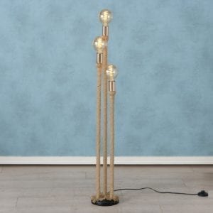 Bodenleuchte / Stehlampe „Tau-Design“, Höhe 1,12m, von Boltze 5