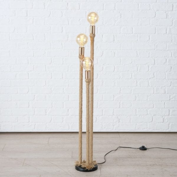 Bodenleuchte / Stehlampe „Tau-Design“, Höhe 1,12m, von Boltze 4