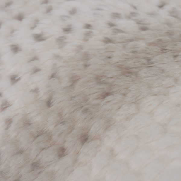 Wohndecke / Plüschdecke „Eldar“, in Felloptik, cremeweiß-beige, 150x200cm, von Boltze 2