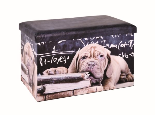 Sitzbox mit Motiv „Hund“, 40x65x40cm, von Haku 1