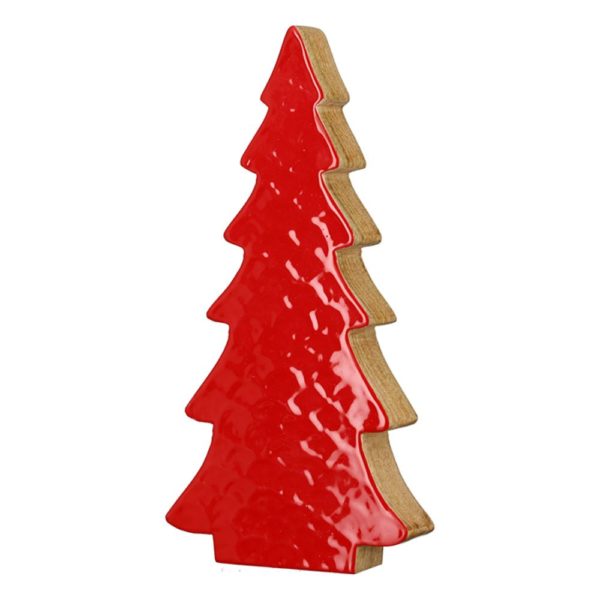 Weihnachtsbaum „Aria“, Mangoholz, emaliert, 20/30cm, von Gilde (verschiedene Größen) 1