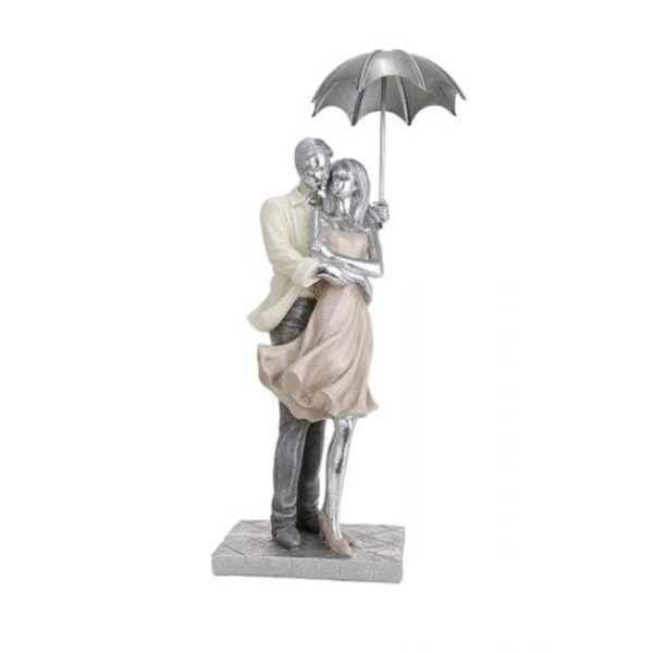 Liebespaar mit Schirm, Höhe 30cm, von Gilde 1