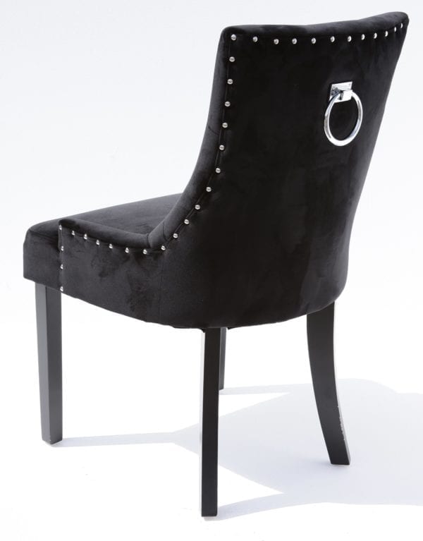 Stuhl Velvet schwarz