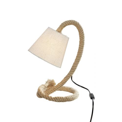 Tischleuchte Metall Lampe „Tau-Design“, Höhe 35cm, von Gilde 1