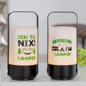 LED Dekoleuchte „Ich tu nix" mit warmweißem LED, H19,5cm, von Gilde 5
