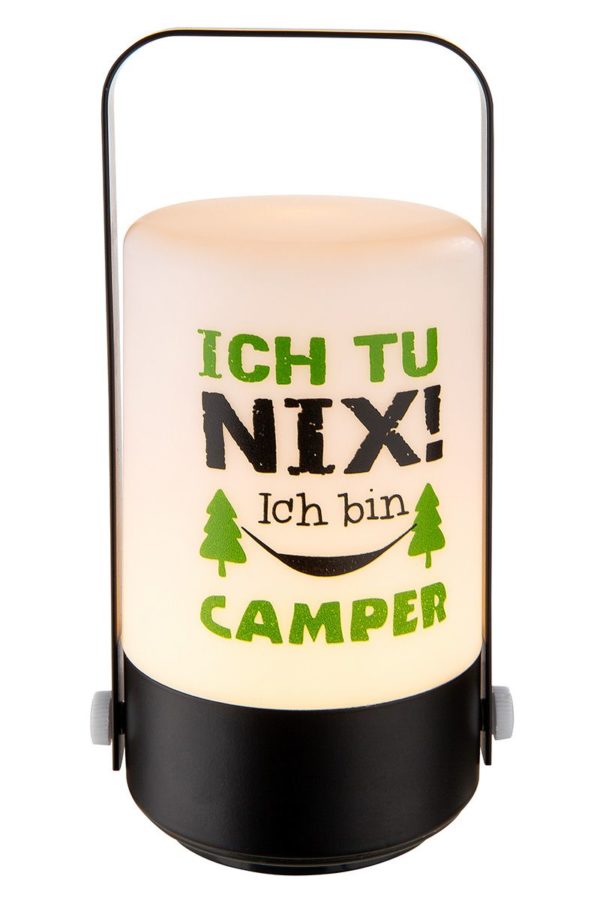 LED Dekoleuchte „Ich tu nix" mit warmweißem LED, H19,5cm, von Gilde 1