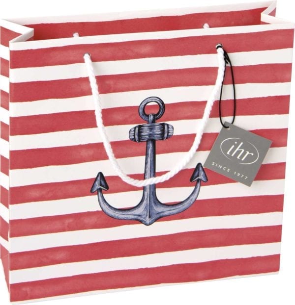 Geschenktasche „Sailor`s Anchor“, rot 1