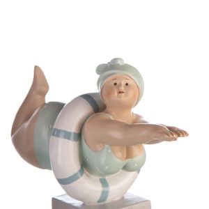 Poly Figur „Tante Elli“, 2er Set, 20,5x20cm, von Gilde 8
