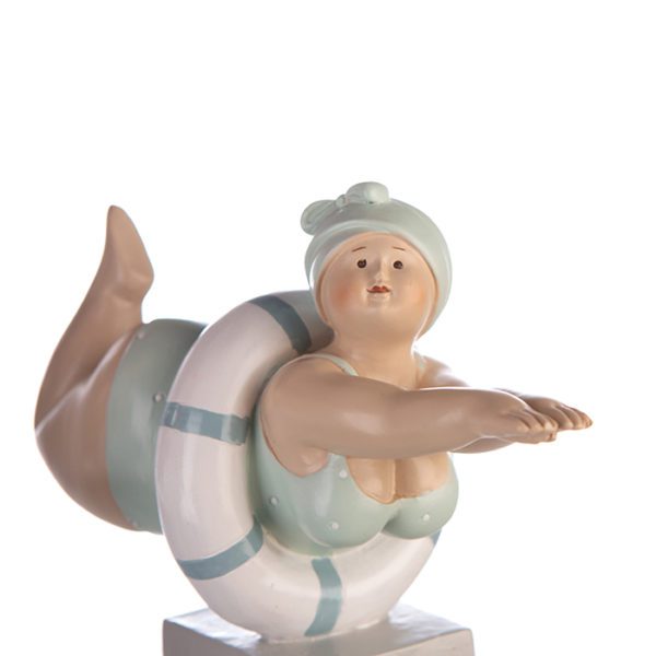 Poly Figur „Tante Elli“, 2er Set, 20,5x20cm, von Gilde 3
