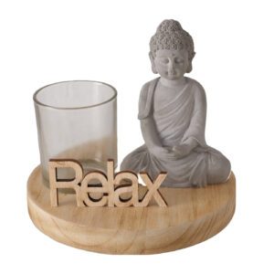 Windlicht Buddha Relax