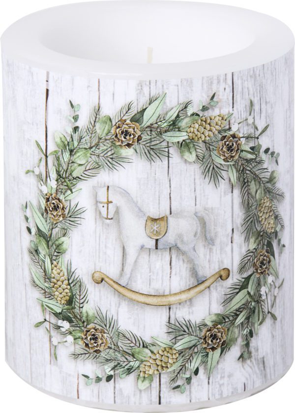 Kerze „White Xmas wreath“, von Ihr Ideal Home Range 1