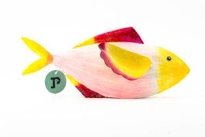 Fische Größe M, freistehend, verschiedene Farben, 30cm x 13cm, Handarbeit, von Kunstgewerbe Pape 18