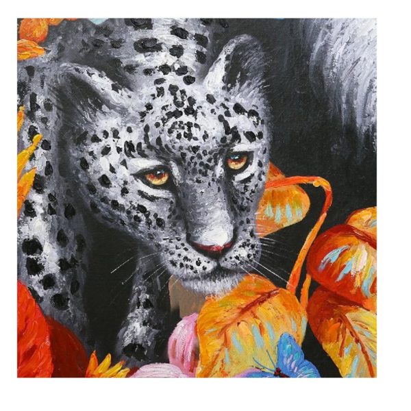 Leinwandbild „Colorful Jungle“, bunt, 90cm x 120cm, von Gilde 3