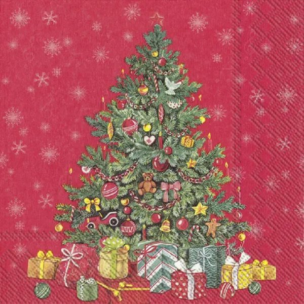 Lunchservietten „Festive Christmas Tree“, von Ihr Ideal Home Range GmbH 1