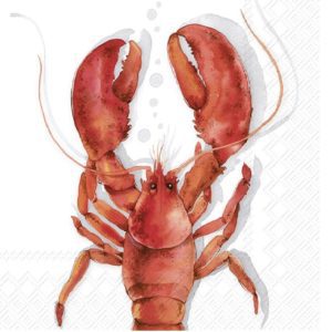 Lunchservietten Lobster
