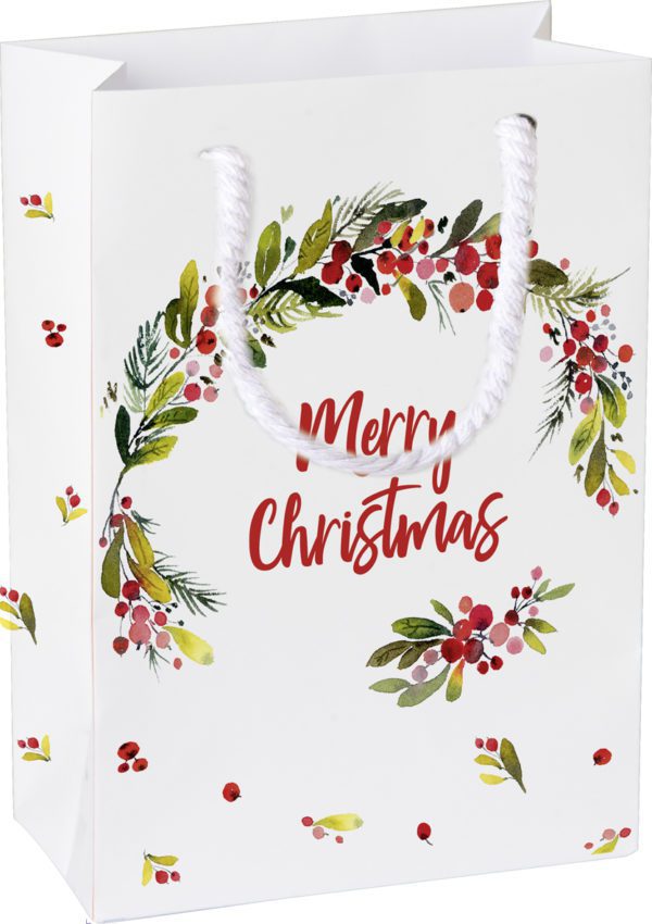 Geschenktasche „Hannah merry Christmas“, von Ihr Ideal Home Range, 14x20cm 1
