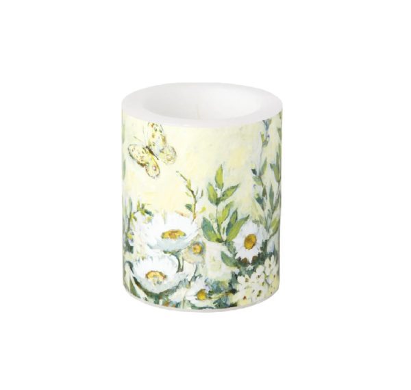 Windlicht / Kerze „Daisy Flower“, Ø 9 x 10,5 cm, von Ihr Ideal Home Range 1
