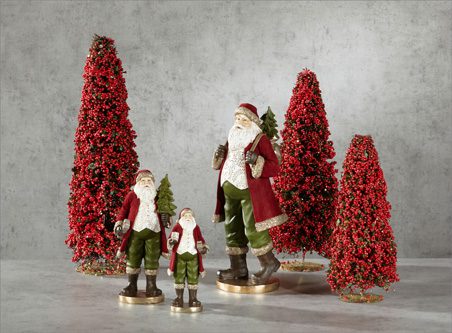 Weihnachtsmann „Martino", nostalgischer Santa, von Kaheku, Höhe 32,5cm 2